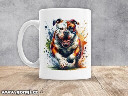 Hrnek - 0213 - Americký buldok - American Bulldog